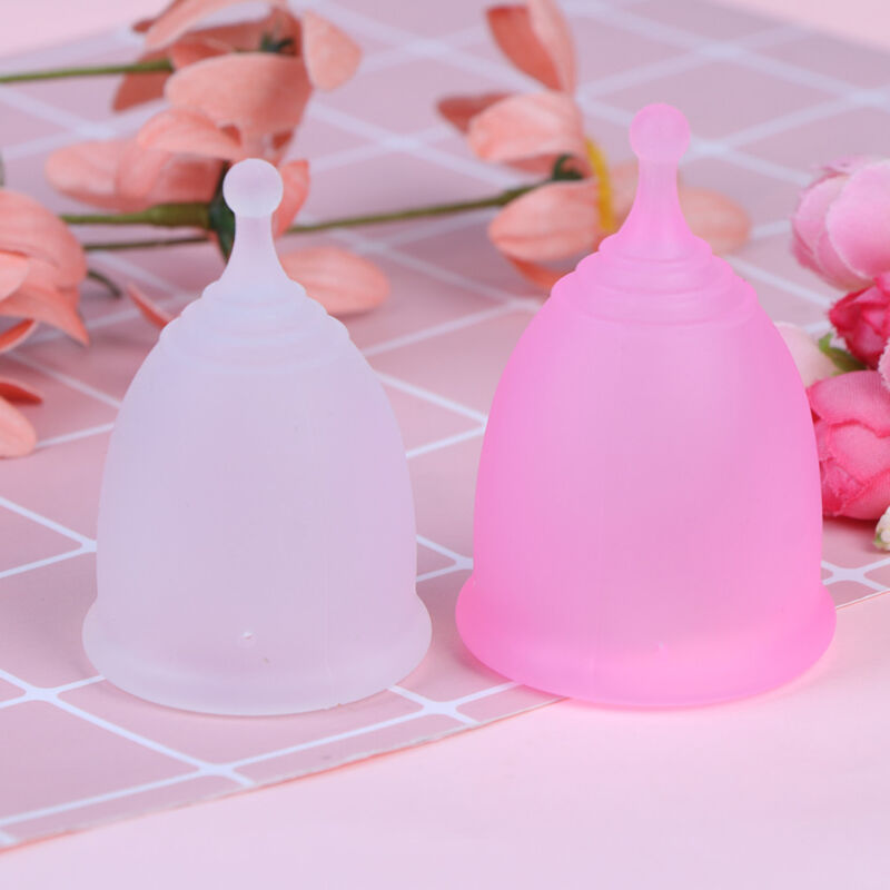 Women wellness period cup showing side air holes for easy removal
