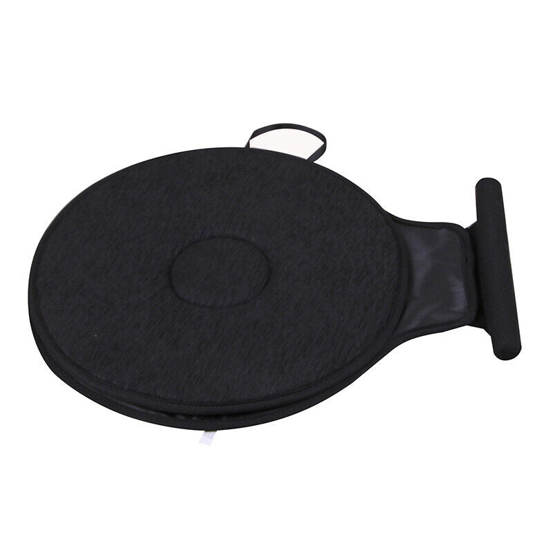 Universal swivelling car seat cushion for easy mobility and travel comfort