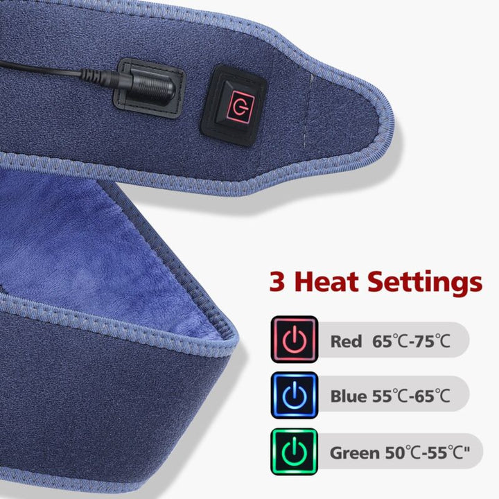 Thermal arm support strap with heating pad for injury rehabilitation