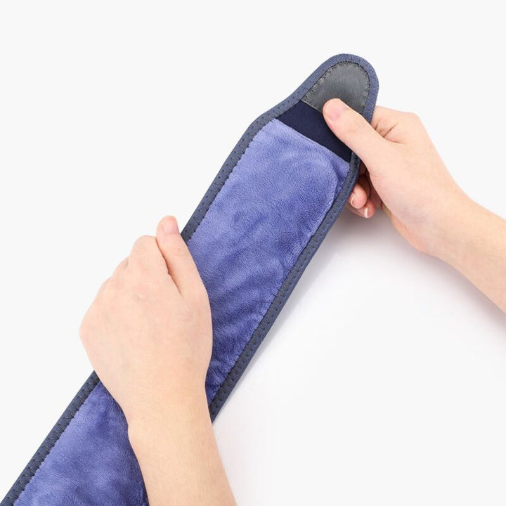 Close-up of soft fabric texture on the ergonomic electric wrist support