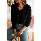 Clara | Women’s Button Front Sleeve Sweater