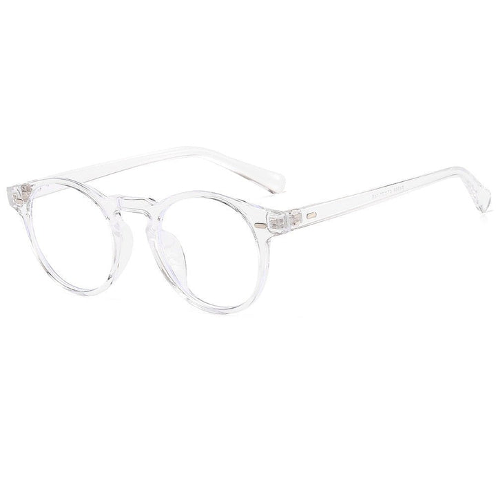 Transparent clear frame anti blue light computer glasses