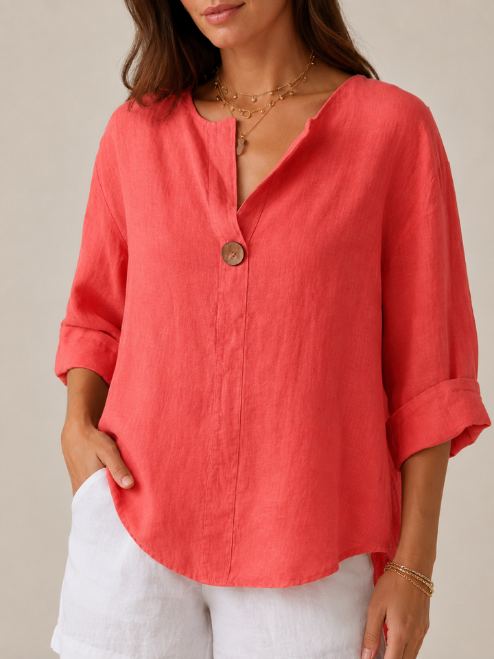 Classic summer fashion top suitable for office or casual wear