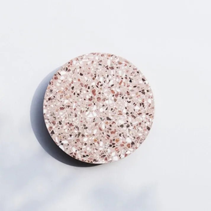 Modern interior lighting fixture showcasing contemporary terrazzo wall lamp design