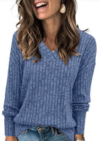 Anna | Women’s V-Neck Oversized Sweater