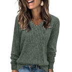 Anna | Women’s V-Neck Oversized Sweater