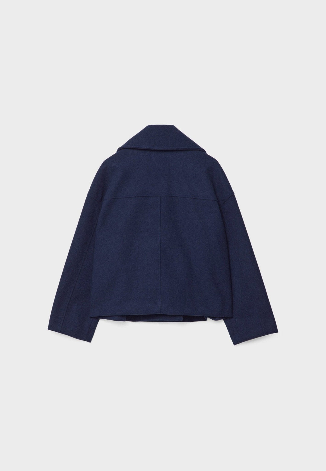 Classic tailored outerwear piece for women with a modern short hem
