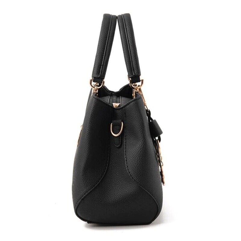 Compact everyday crossbody handbag for women with cute bow accent