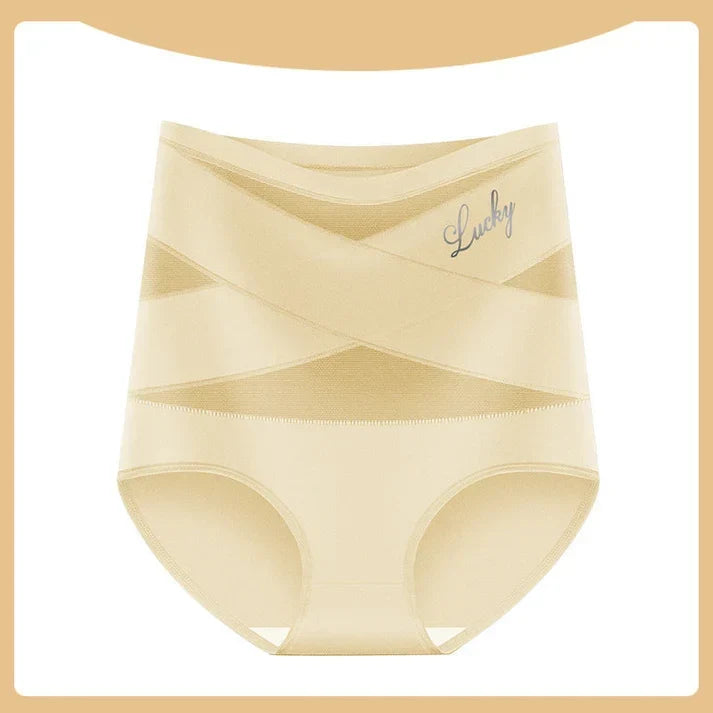 Womens shapewear brief displayed on mannequin for fit demonstration