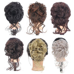 Black Curly+Chestnut Brown+Brown+Dark Brown+Blonde+Grey