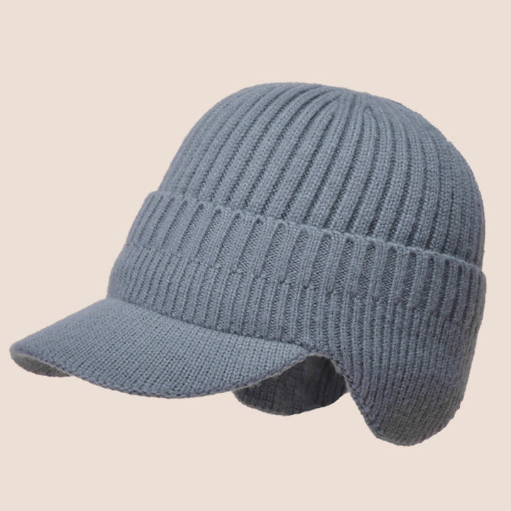 Product description graphic showing winter beanie sizing details