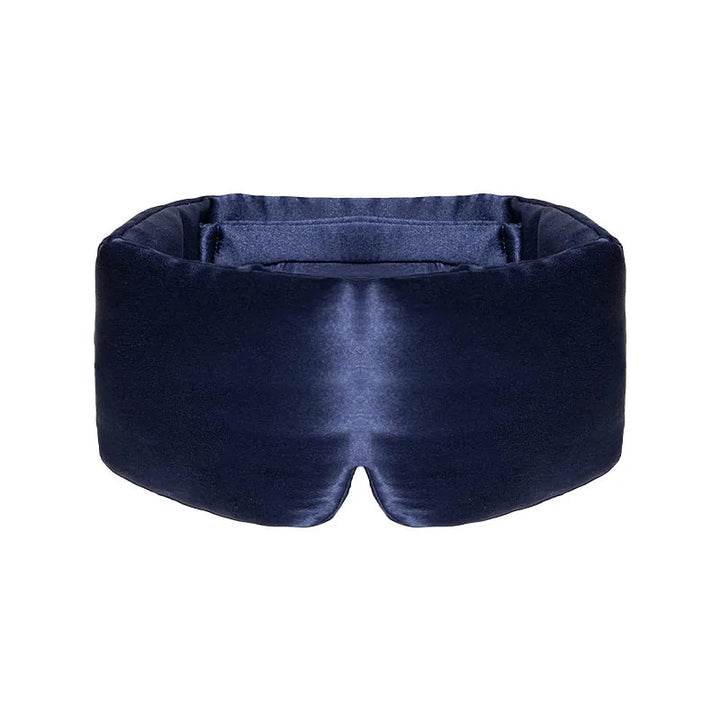 Navy blue blackout sleep mask for quality sleep