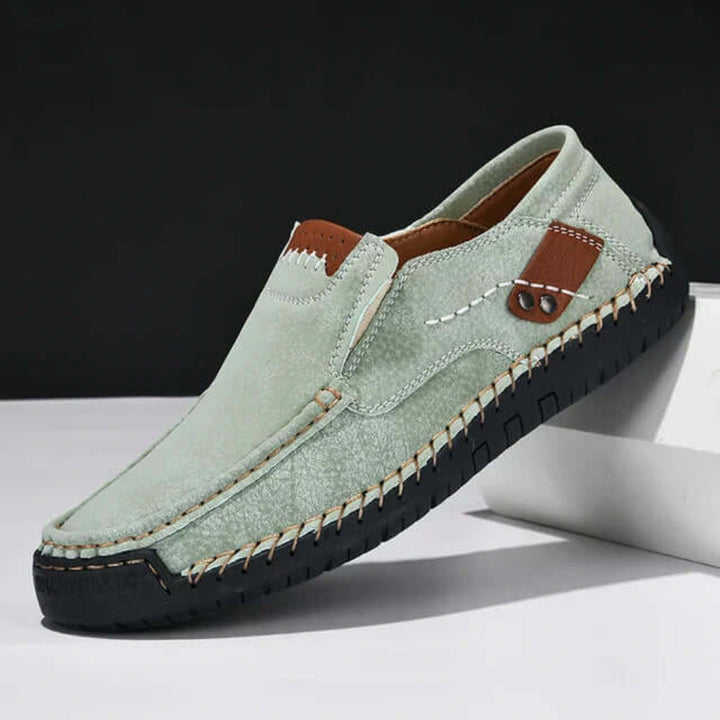 Mens arch support orthopedic walking shoes, comfortable casual loafers for daily wear