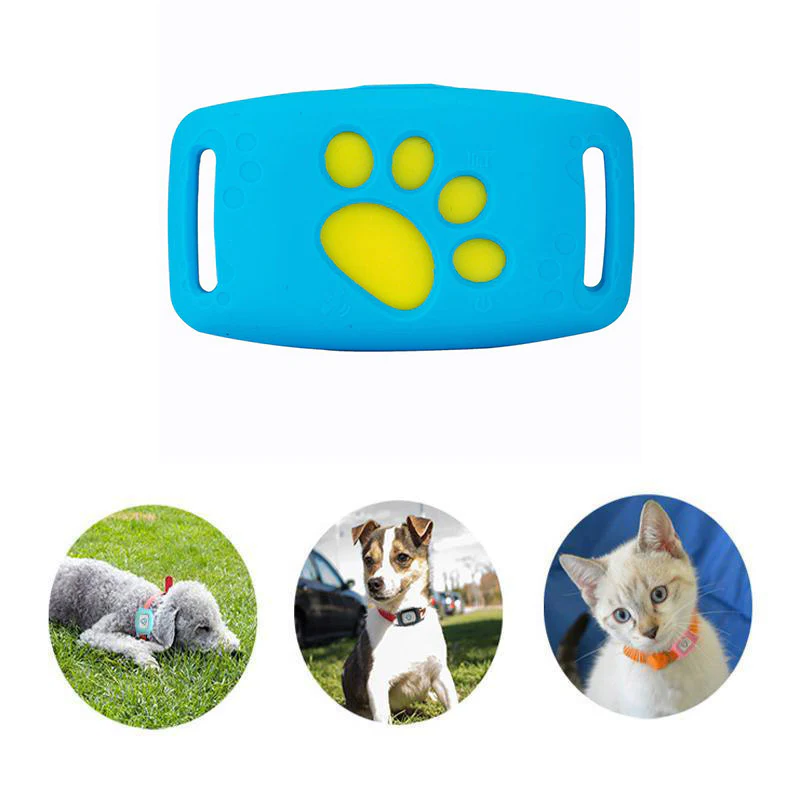 Rechargeable location tracker accessory for cat and dog safety