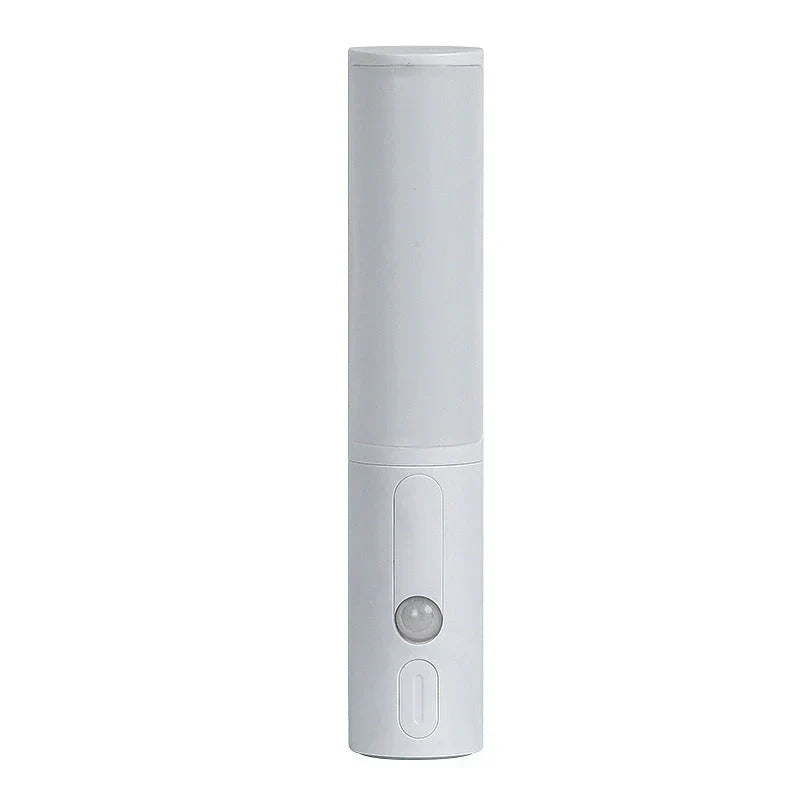 Home decor warm glowing motion sensor night light in a hallway