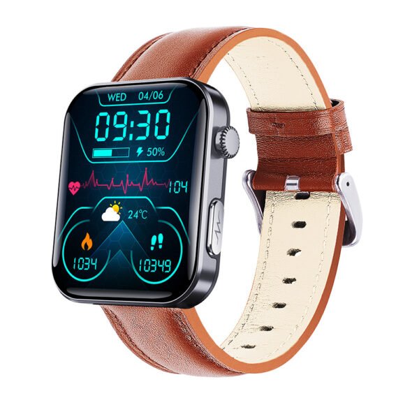 Lifestyle shot of health tracking smartwatch worn on wrist