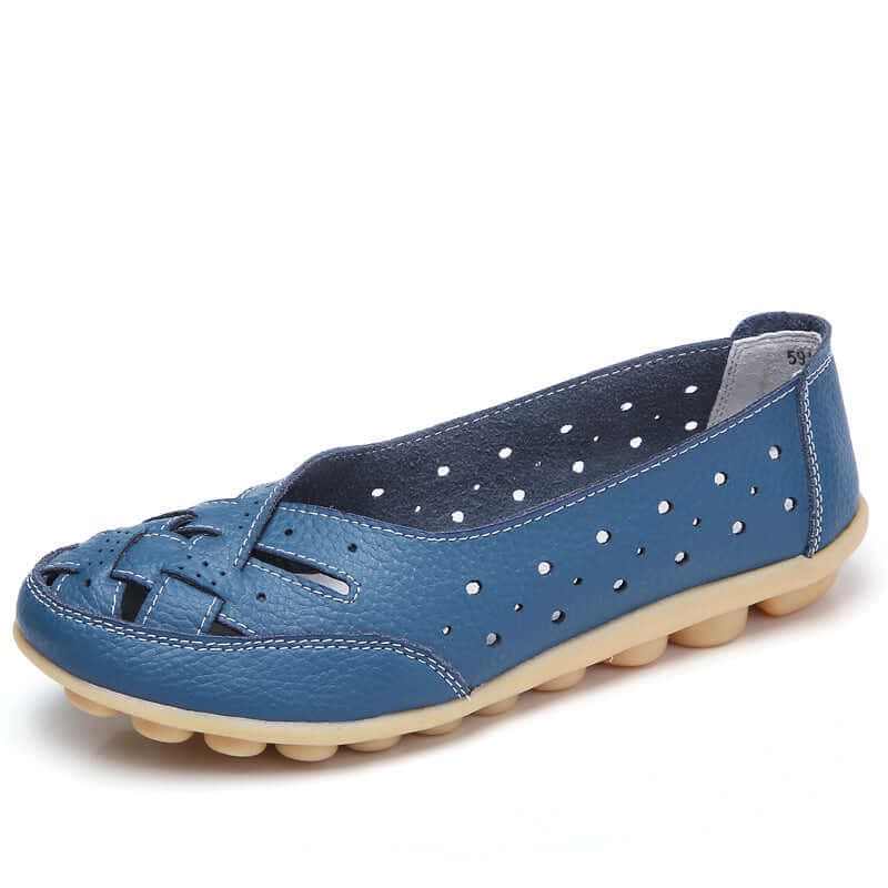 Top view of walking shoes designed for women with soft soles