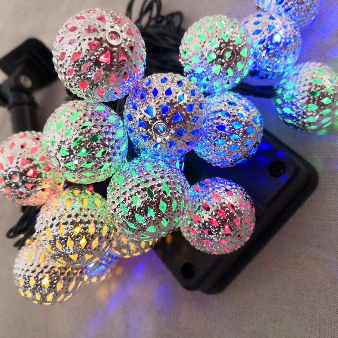Energy efficient solar powered patio ambiance lighting decoration