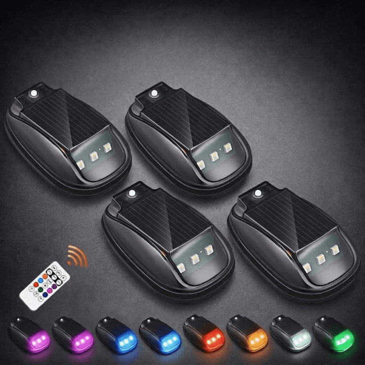 Eco-friendly LED truck accessories glowing brightly under the chassis