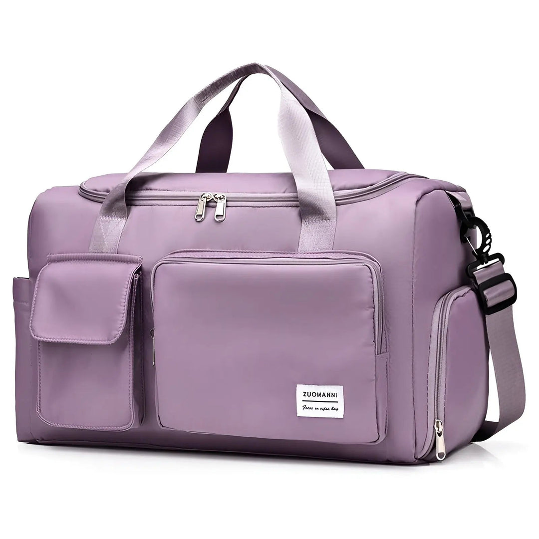 Waterproof gym bag and sports bag with adjustable shoulder strap