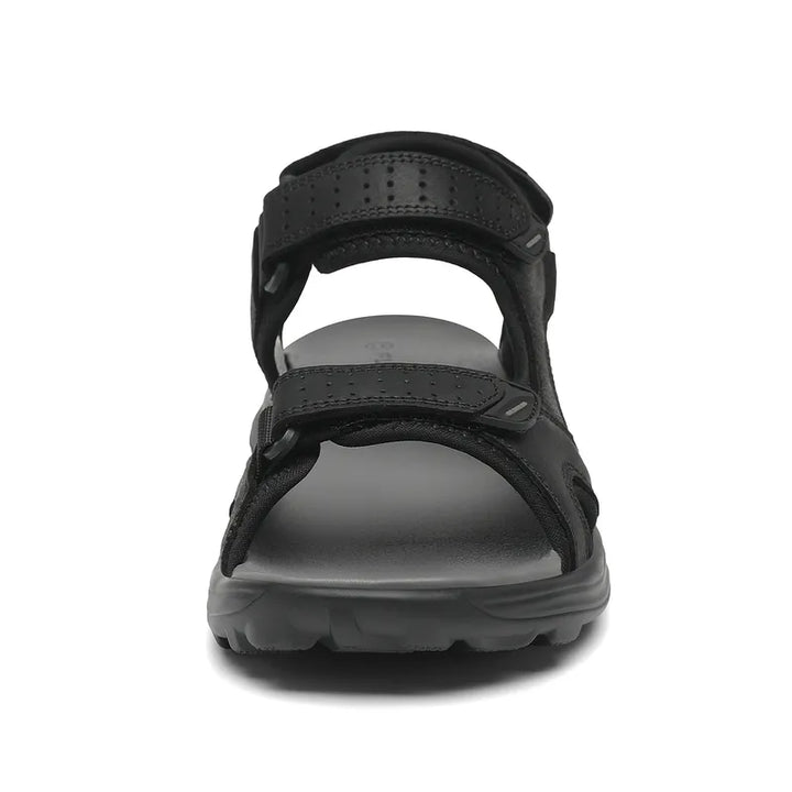 Mens lightweight hiking sandals flexibility and arch support view