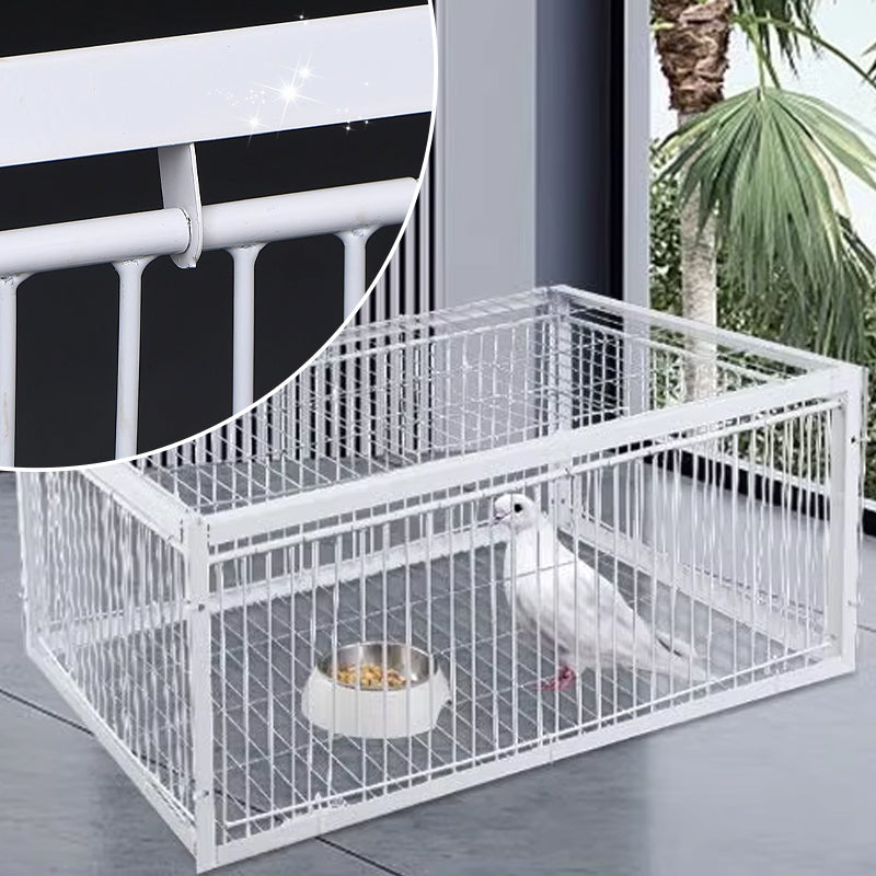 Detailed view of the smart anti-return mechanism on the bird trap