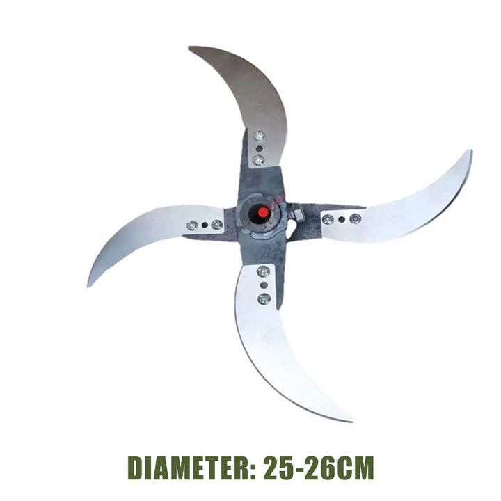 Angle shot of the universal heavy-duty lawn mower replacement part