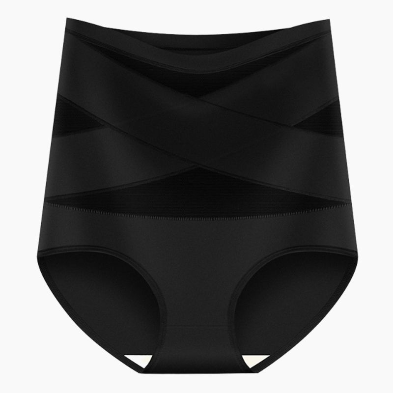 Assorted pack of high-waisted tummy control shapewear briefs