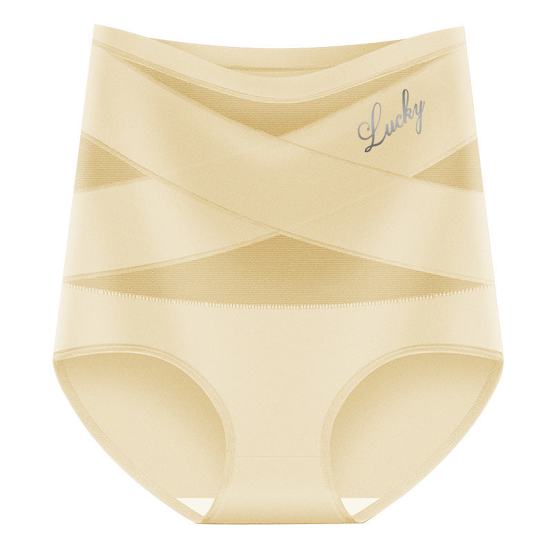 Close-up of leg opening and stitching on seamless underwear