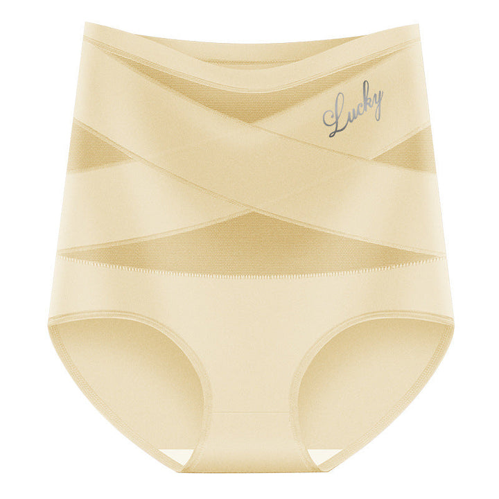 Close-up of leg opening and stitching on seamless underwear