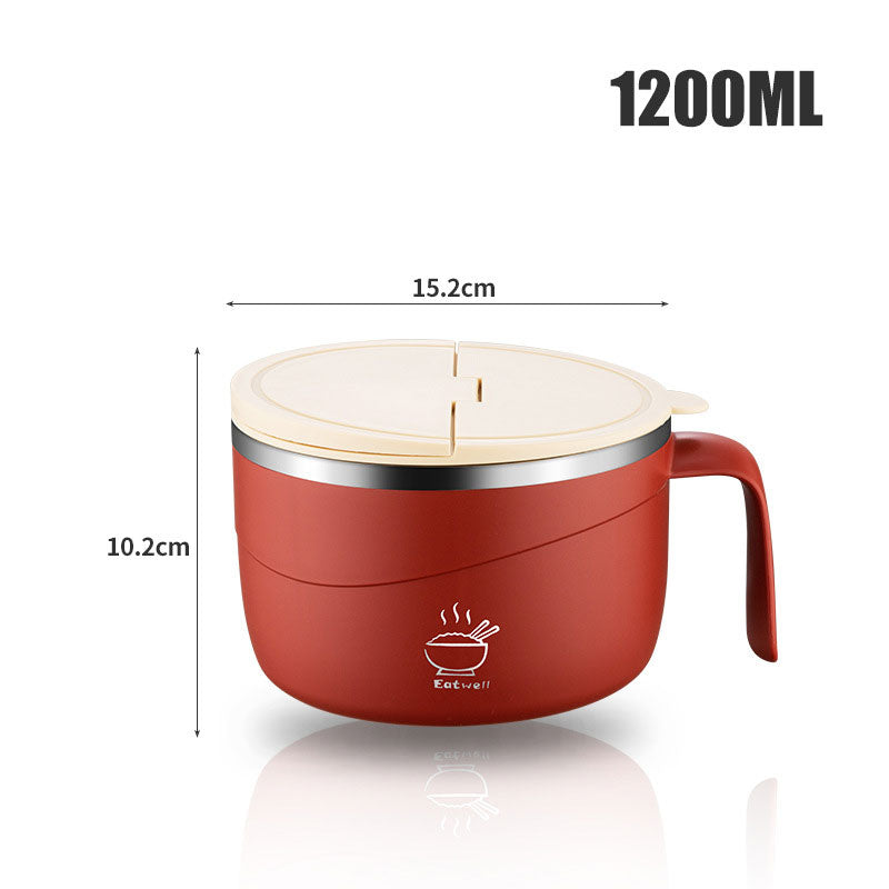 Double wall insulated bowl keeping food hot or cold efficiently