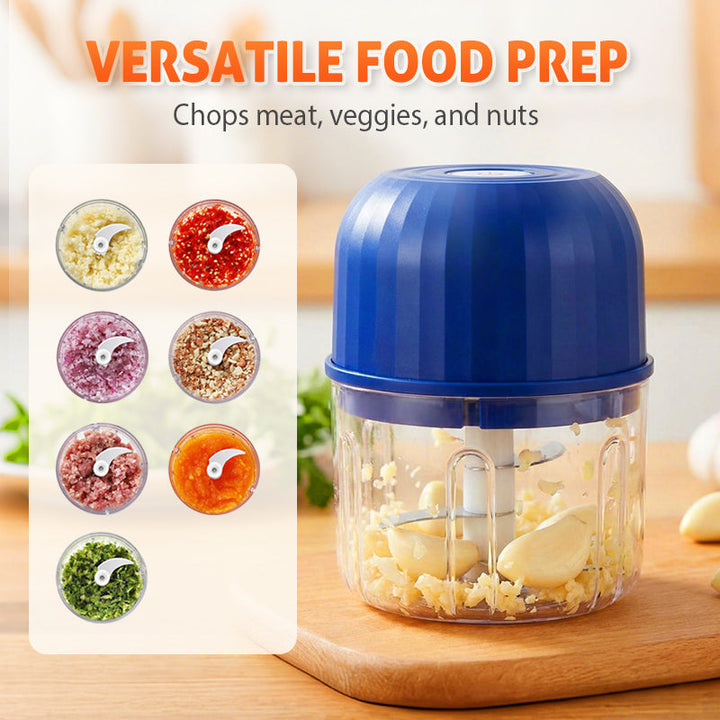 Modern kitchen organiser tool showing the electric mini chopper base