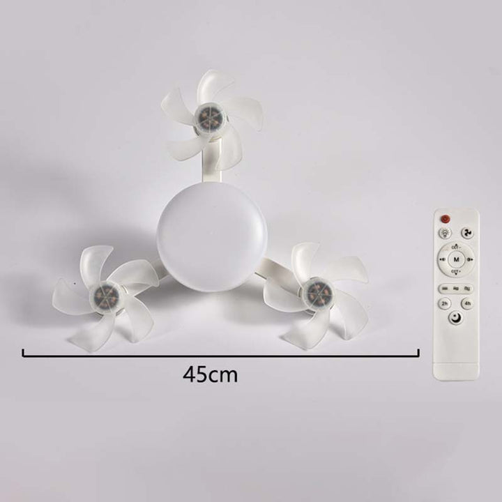 Detailed shot of modern ceiling fan motor housing and sleek blade attachment mechanism