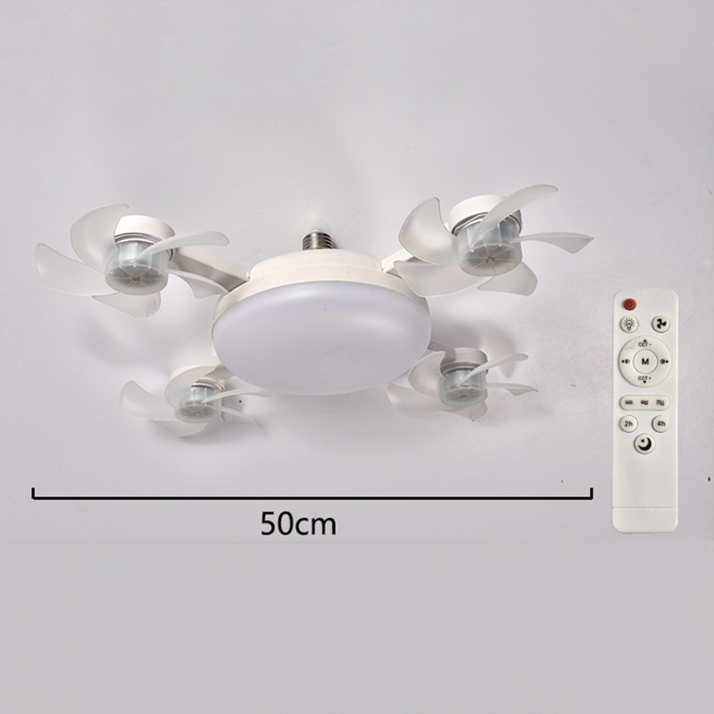 Elegant LED ceiling fan light adding modern style and air circulation to dining area