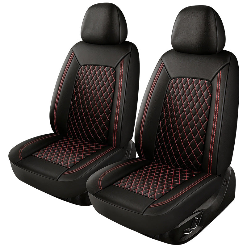 Detailed close-up of diamond stitched seats showing premium craftsmanship