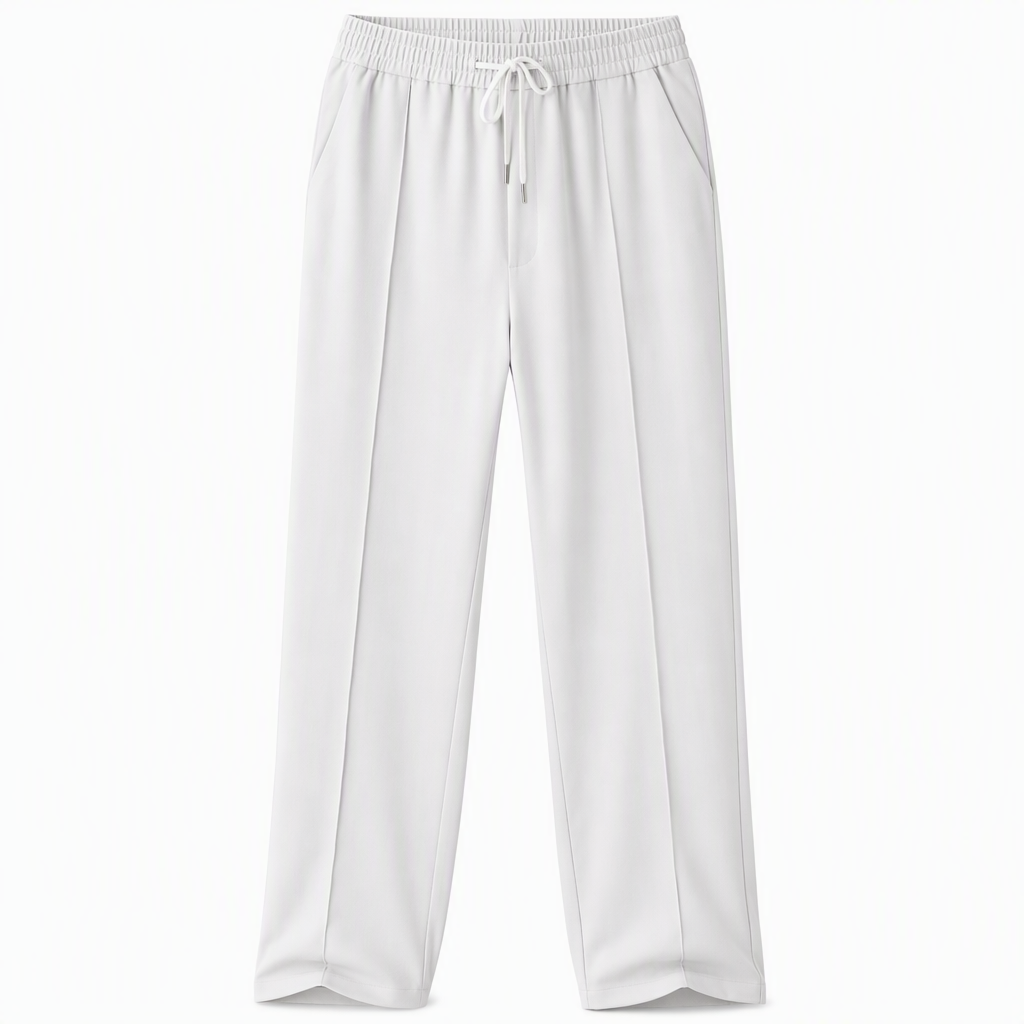 Men's loose fit sports pants in solid color for relaxed comfort and training