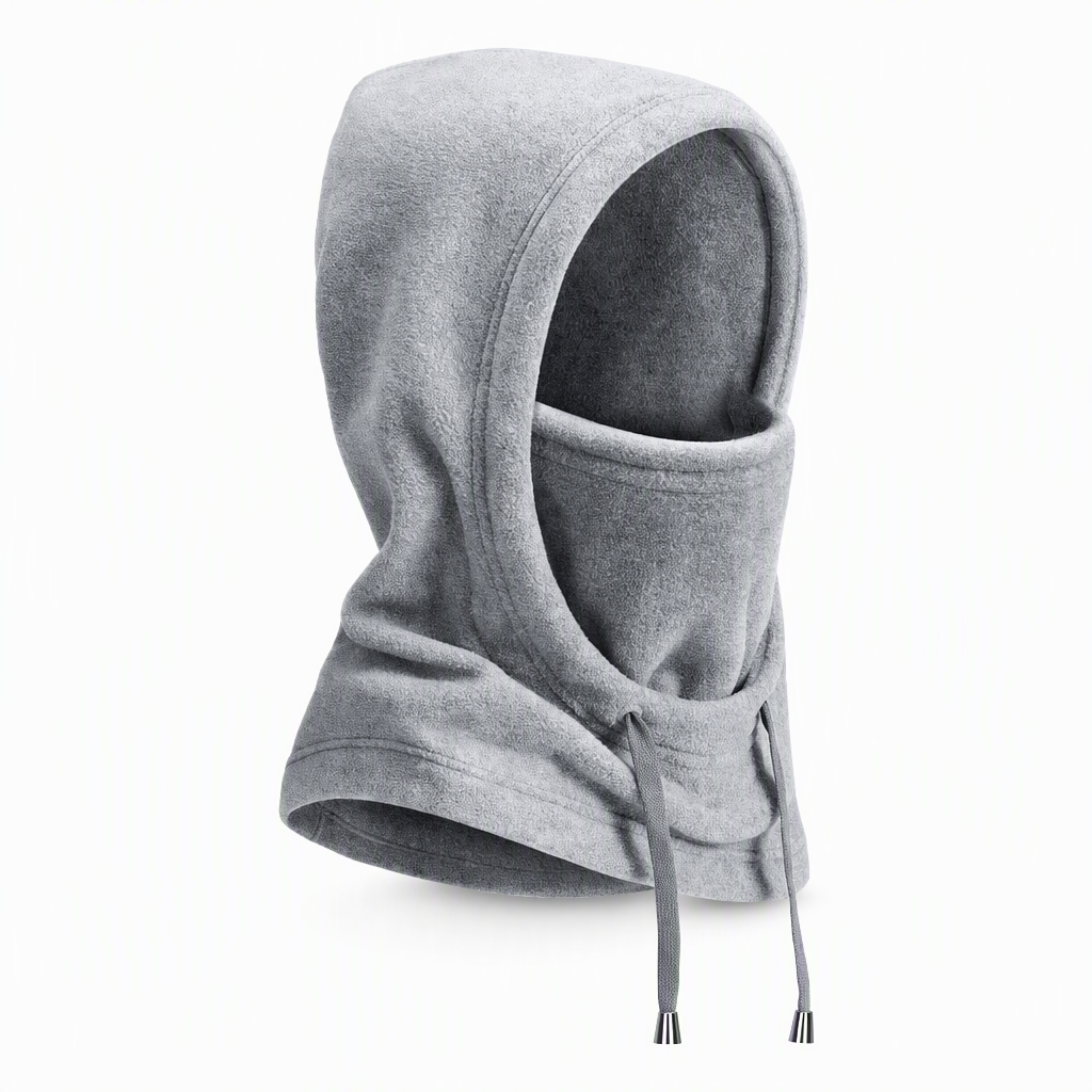 Skier wearing unisex windproof ski mask on the slopes during winter