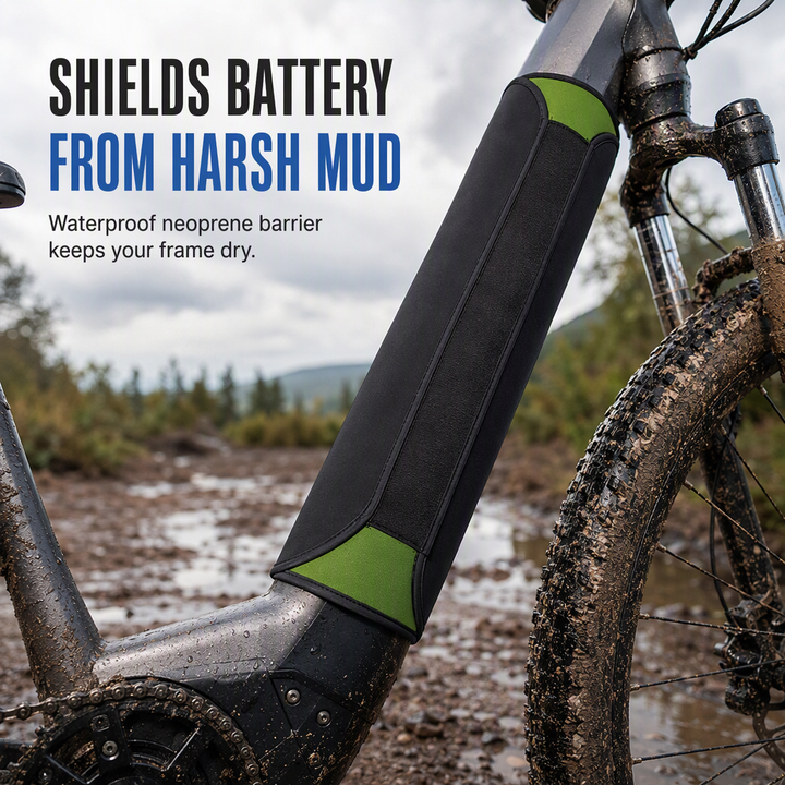 Electric bicycle lithium battery thermal guard and dust cover