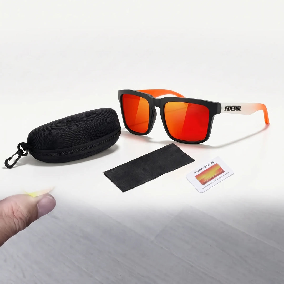 Essential outdoor eyewear with premium UV protection and square frames