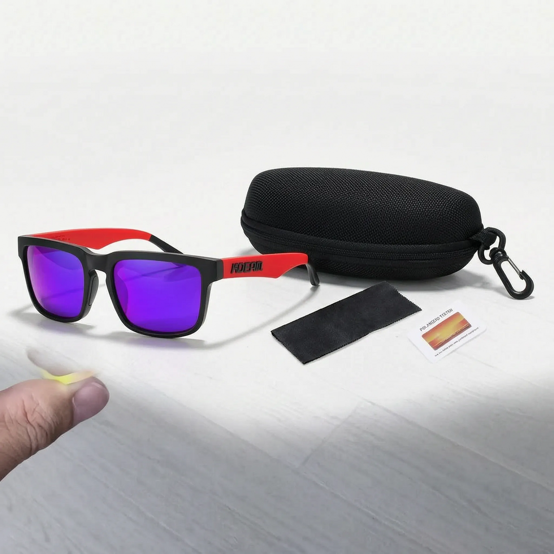 Sleek unisex square sunglasses providing optimal UV defense and comfort