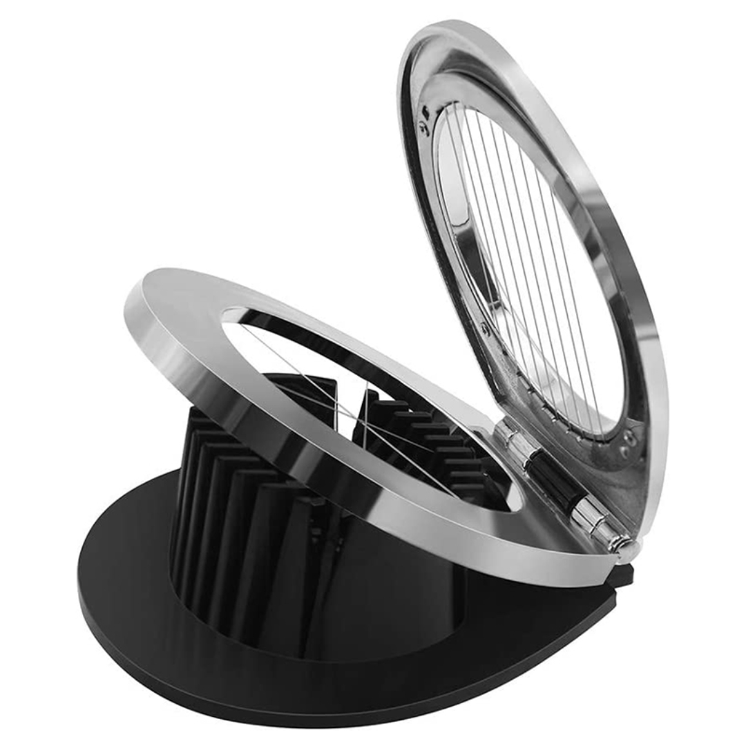 Multifunctional stainless steel egg slicer kitchen tool for quick salad prep