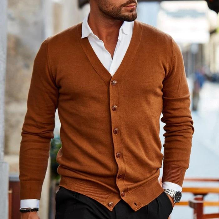 Keaton | Men’s Soft Knit Cardigan