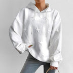Callista | Women’s Oversized Star Print Hoodie