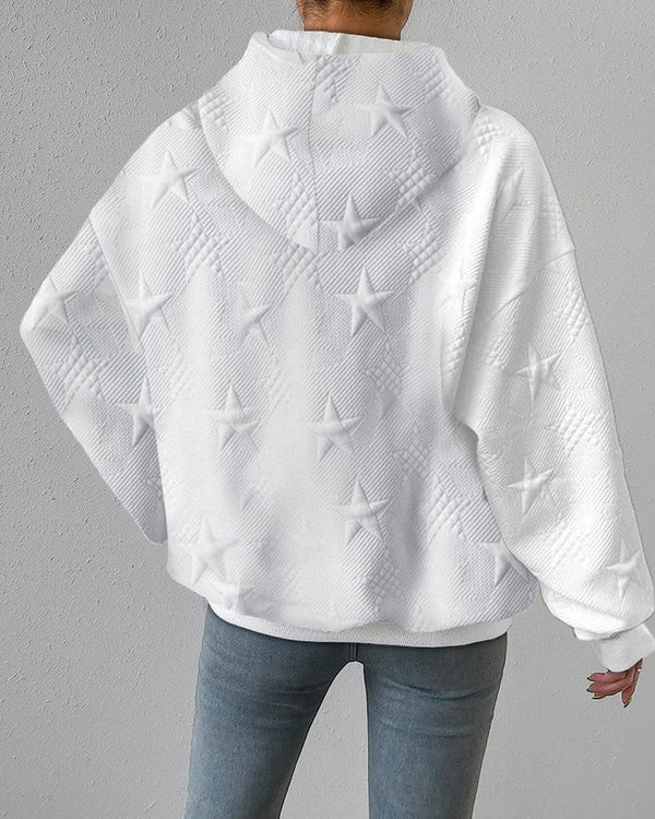 Callista | Women’s Oversized Star Print Hoodie