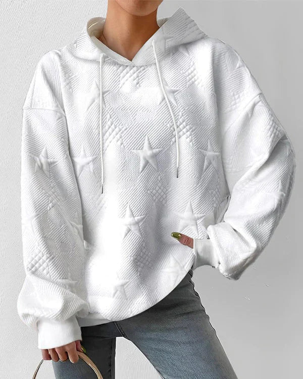 Callista | Women’s Oversized Star Print Hoodie