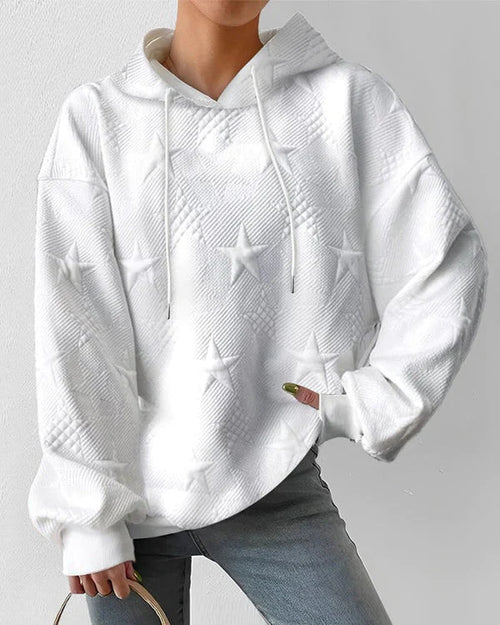 Callista | Women’s Oversized Star Print Hoodie