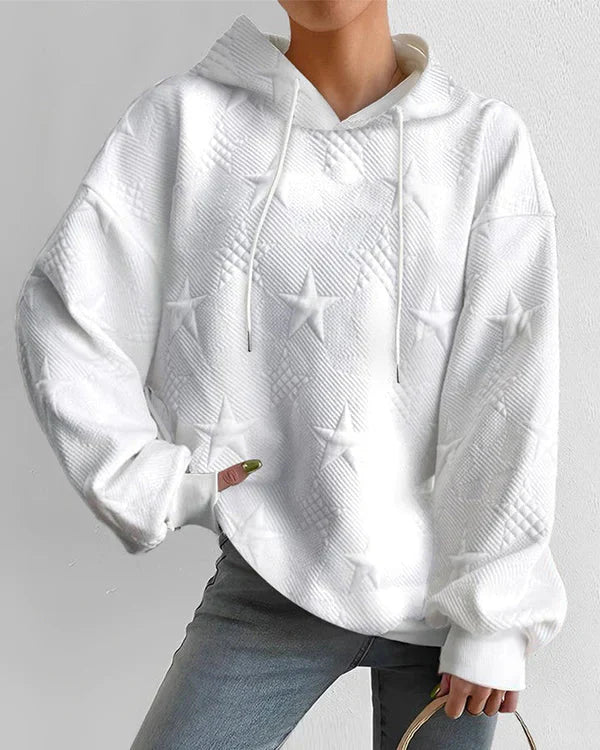 Callista | Women’s Oversized Star Print Hoodie