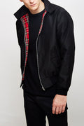 Asher | Men’s Tartan-Lined Harrington Jacket