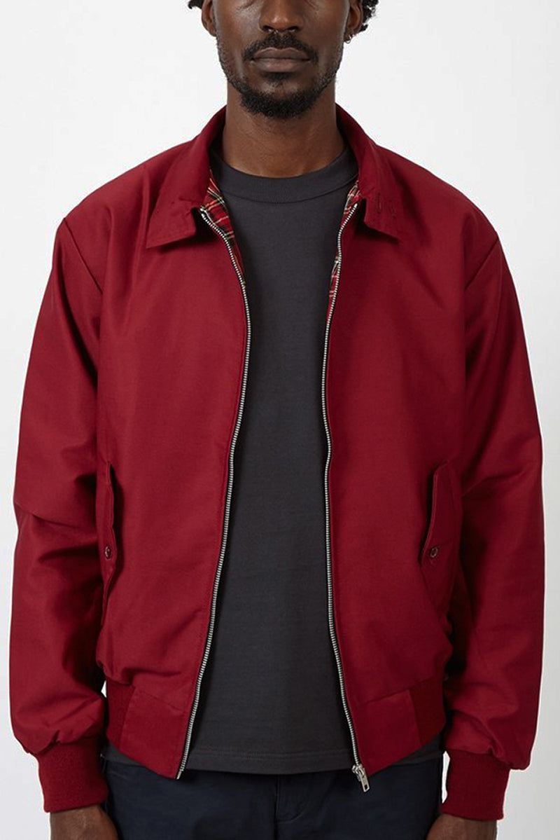 Asher | Men’s Tartan-Lined Harrington Jacket