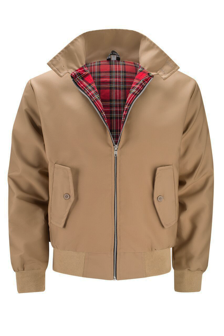 Alternative color variant of mens classic Harrington jacket